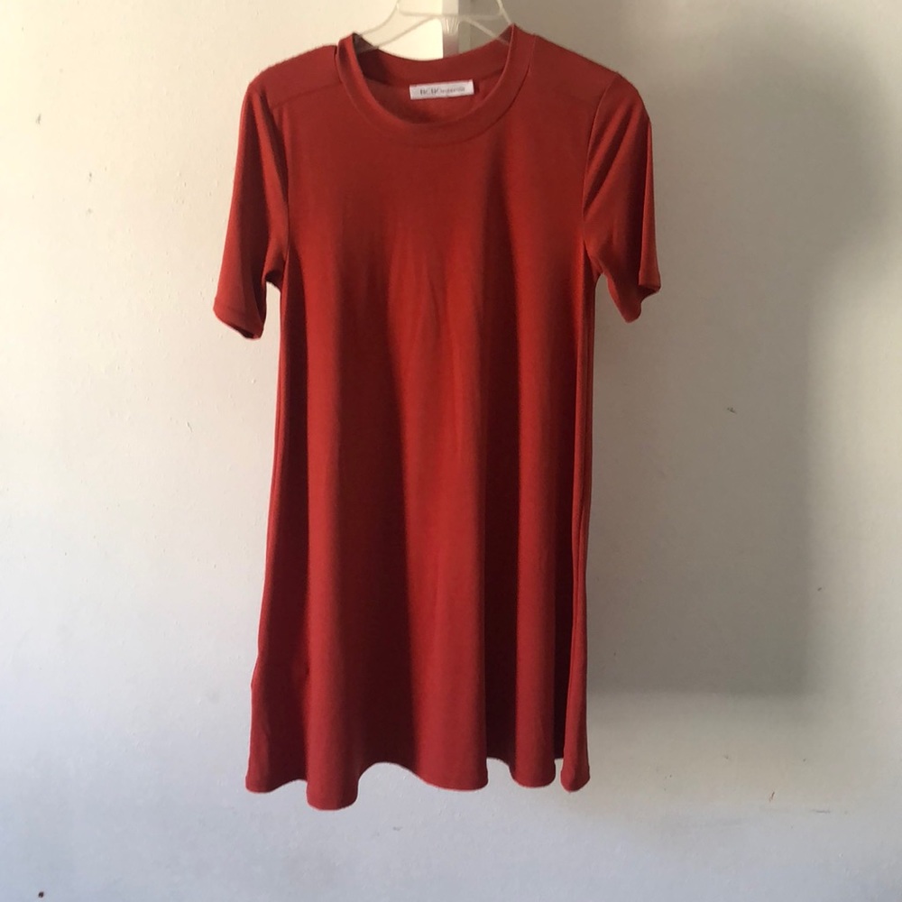 Burnt red dress